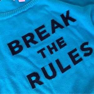 Lilly Pulitzer Break the Rules sweater
